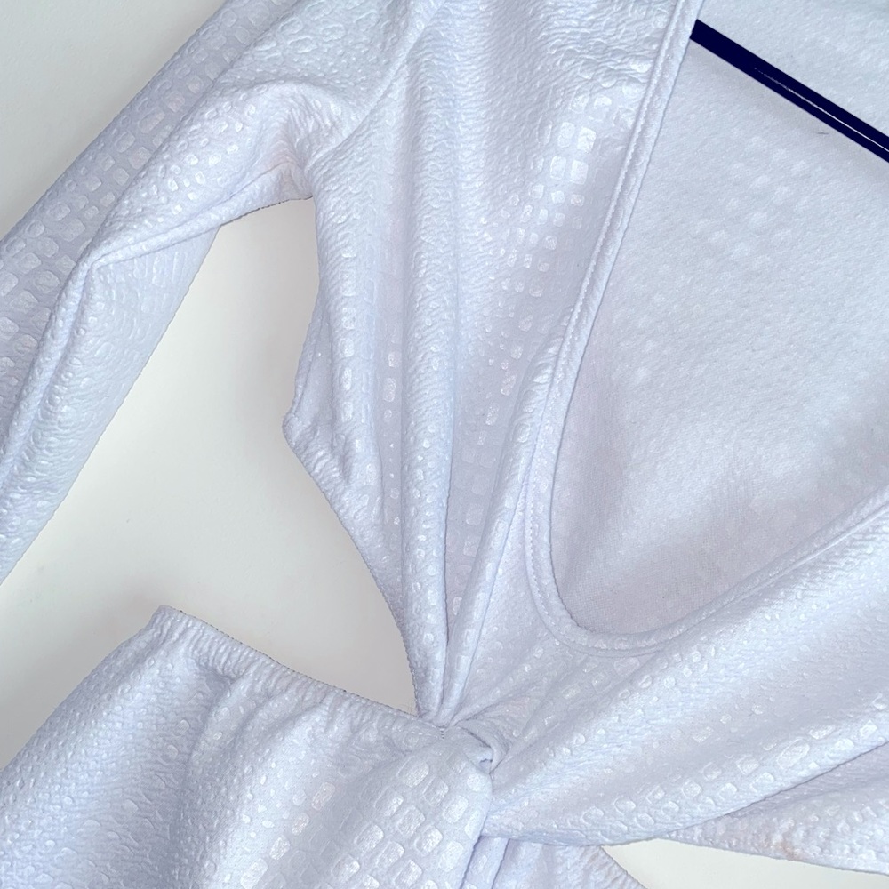 White Cut-Out Dress - Picture 2 of 4